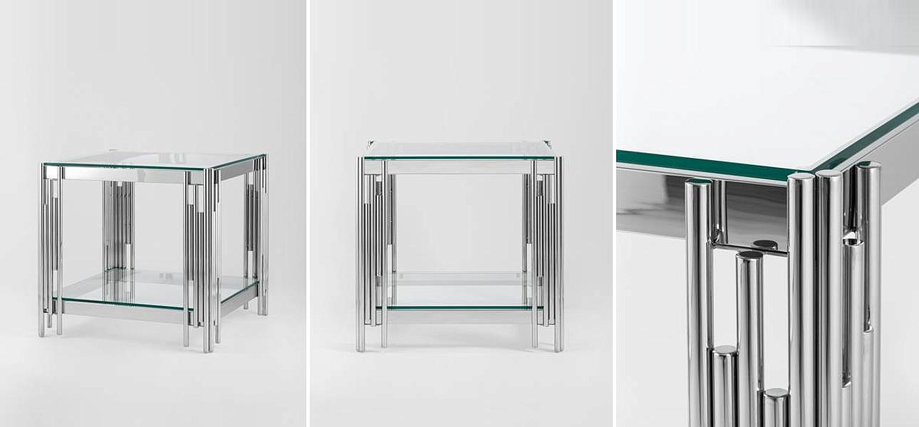 Стол приставной Collection ACCORD Silver Стол приставной Collection ACCORD Silver - Loft-Concept в Твери