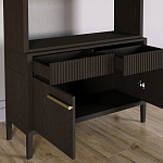 Стеллаж Primo с ящиками Темный орех варинант исполнения - 6 | Loft Concept в Твери