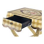 Приставной столик с ящиком в стиле ретро Vintage Rustic Tablecloth варинант исполнения - 3 | Loft Concept в Твери
