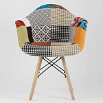 Стул с обивкой в стиле Patchwork варинант исполнения - 2 | Loft Concept в Твери