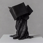 Скульптура «Окаменелый рост», Черный объект варинант исполнения - 1 | Loft Concept в Твери