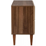 Тумба прикроватная бежевая из массива бука с 2-мя ящиками Wenge Light варинант исполнения - 3 | Loft Concept в Твери