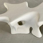 Кофейный стол природной формы Sirius White Coffee Table варинант исполнения - 1 | Loft Concept в Твери