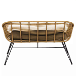 Кушетка плетеная из ротанга Wicker Сouch варинант исполнения - 2 | Loft Concept в Твери