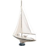 Деревянная статуэтка в виде парусника Sailboat Statuette варинант исполнения - 2 | Loft Concept в Твери
