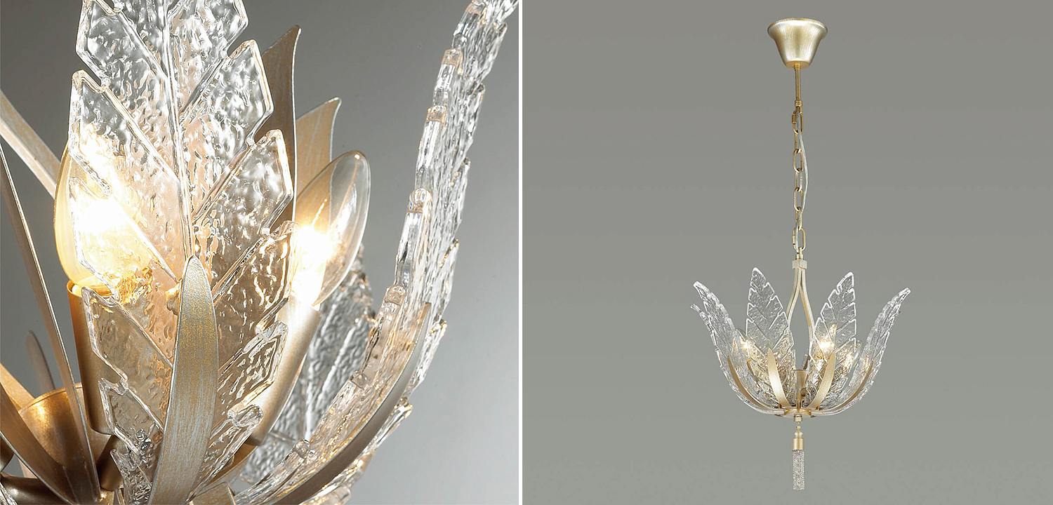 Люстра Glass Petals Chandelier 36 Люстра Glass Petals Chandelier 36 - Loft-Concept в Твери
