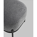 Пуф Стоун букле Fluffy темно-серый варинант исполнения - 3 | Loft Concept в Твери