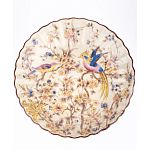 Чаша с цветочным орнаментом на ножке в виде бронзового ангела Eden Garden варинант исполнения - 4 | Loft Concept в Твери