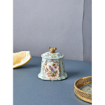 Шкатулка голубого цвета с рисунком и состаренным эффектом Eden Garden варинант исполнения - 7 | Loft Concept в Твери