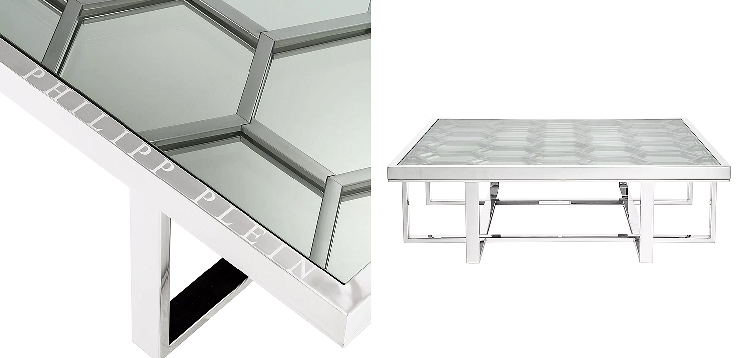Кофейный стол Philipp Plein Coffee Table Skeleton Chrome Кофейный стол Philipp Plein Coffee Table Skeleton Chrome - Loft-Concept в Твери