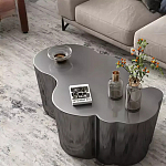 Дизайнерский журнальный стол зеркальный волнистой формы Gytep варинант исполнения - 3 | Loft Concept в Твери