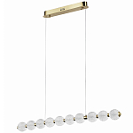 Подвесной линейный светодиодный светильник Crystal Globule Linear Hanging Lamp варинант исполнения - 2 | Loft Concept в Твери