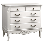 Комод белый из массива бука в стиле прованс White Provence варинант исполнения - 3 | Loft Concept в Твери