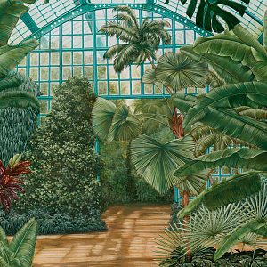 Обои ручная роспись La serre Palmeir