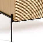 Шкаф с геометрическим рисунком на дверцах Anders Light Wood варинант исполнения - 6 | Loft Concept в Твери