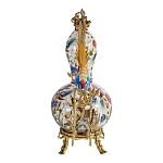 Ваза из фарфора с птицами и цветочной росписью Garden of Eden варинант исполнения - 3 | Loft Concept в Твери