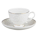 Чайный сервиз белого цвета из фарфора на 6 персон 15 предметов Floral Charm варинант исполнения - 1 | Loft Concept в Твери