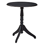 Стол кофейный круглый из массива березы в стиле прованс Vintage варинант исполнения - 1 | Loft Concept в Твери