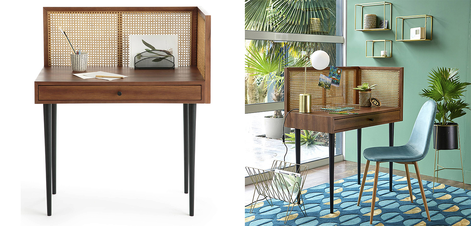 Рабочий стол Agnar Wicker Table - Loft-Concept в Твери