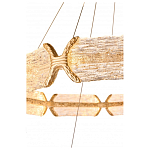 Люстра с 2-мя кольцами с текстурным природным рисунком IceFlame варинант исполнения - 4 | Loft Concept в Твери