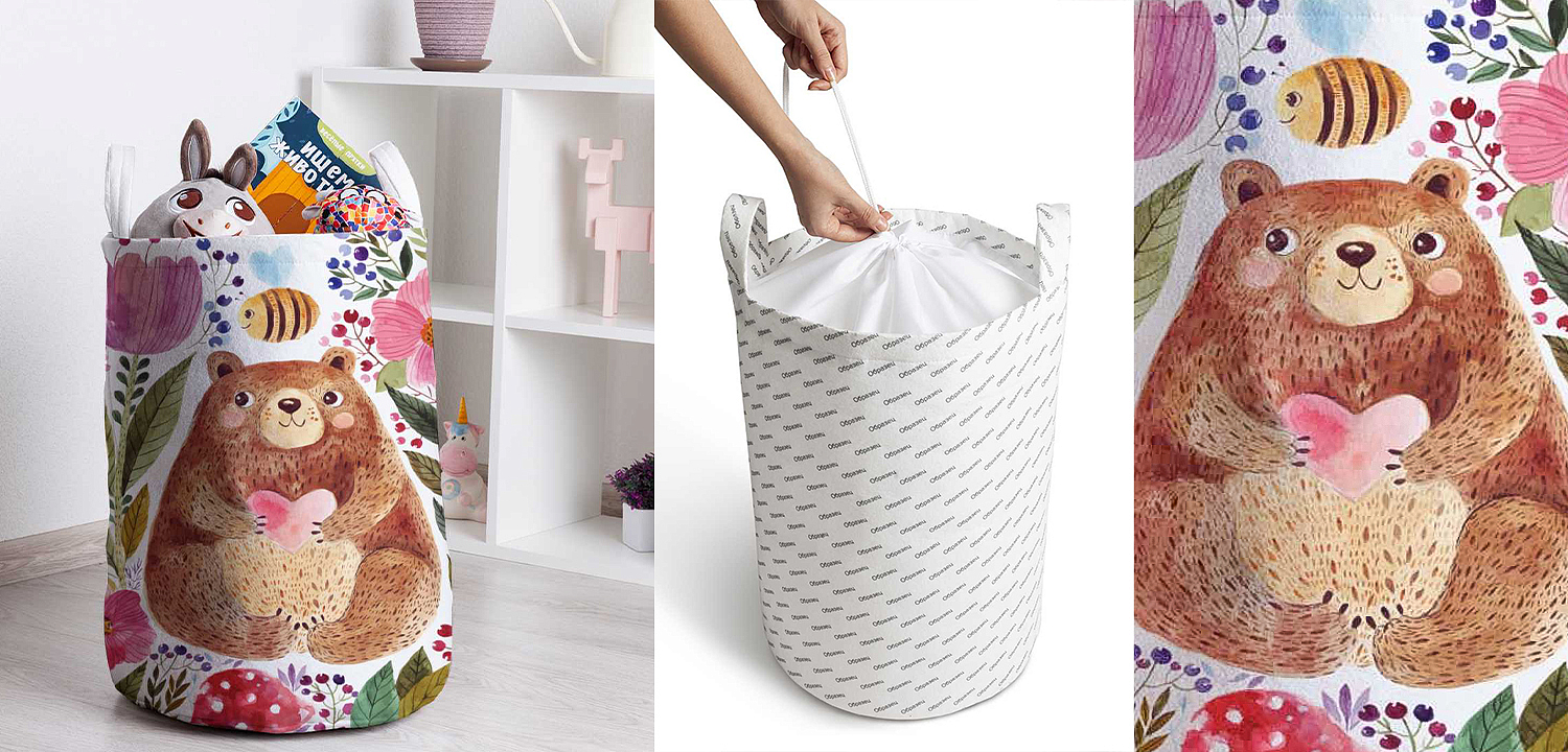 Корзина Love Bear Basket Корзина Love Bear Basket - Loft-Concept в Твери