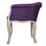 Кресло низкое в стиле прованс Louis French Armchair purple flax варинант исполнения - 2 | Loft Concept в Твери