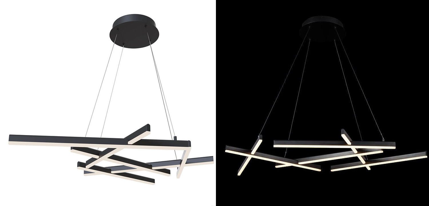 Люстра Smeragde Light Chandelier black Люстра Smeragde Light Chandelier black - Loft-Concept в Твери