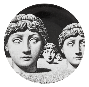 Декоративная тарелка Fornasetti 30.CR.BW.R01-205