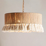 Люстра круглая плетеная с кисточками Solar Glow варинант исполнения - 9 | Loft Concept в Твери