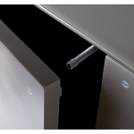 Комод со стеклянной столешницей и с выдвижными ящиками Minimalist Accent варинант исполнения - 4 | Loft Concept в Твери