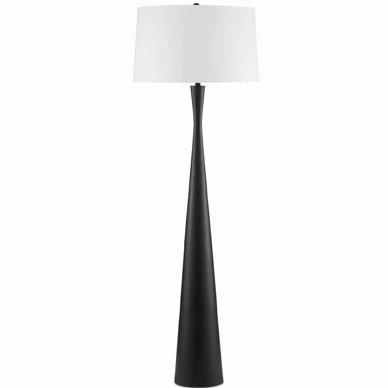 Торшер с черным фигурным каркасом Ink Element Черный в Твери | Loft Concept 