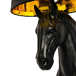 Horse Statue Floor Lamp Большой светильник Черная Лошадь варинант исполнения - 1 | Loft Concept в Твери