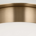 Потолочный светильник с белым матовым шарообразным плафоном Kichler варинант исполнения - 4 | Loft Concept в Твери