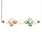 Подвесной светильник линейный с керамическими элементами 24W LED Fragrant Light варинант исполнения - 2 | Loft Concept в Твери