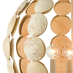 Люстра в форме шара с декором из круглых декоративных элементов Texture Discs варинант исполнения - 1 | Loft Concept в Твери