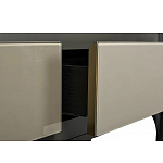 Консоль тёмно-коричневого цвета с 2-мя ящиками Gladstone варинант исполнения - 4 | Loft Concept в Твери