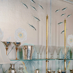 Обои ручная роспись Jakuchu Original colourway on Tarnished Silver gilded paper варинант исполнения - 1 | Loft Concept в Твери