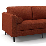 Мебельная ткань Шенилл терракотовый цвет 138 см T4-44 варинант исполнения - 1 | Loft Concept в Твери