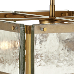 Потолочный светильник квадратный из толстого литого стекла Cast Glass варинант исполнения - 2 | Loft Concept в Твери