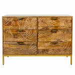 Комод с выдвижными ящиками и фактурным фасадом Termite варинант исполнения - 1 | Loft Concept в Твери