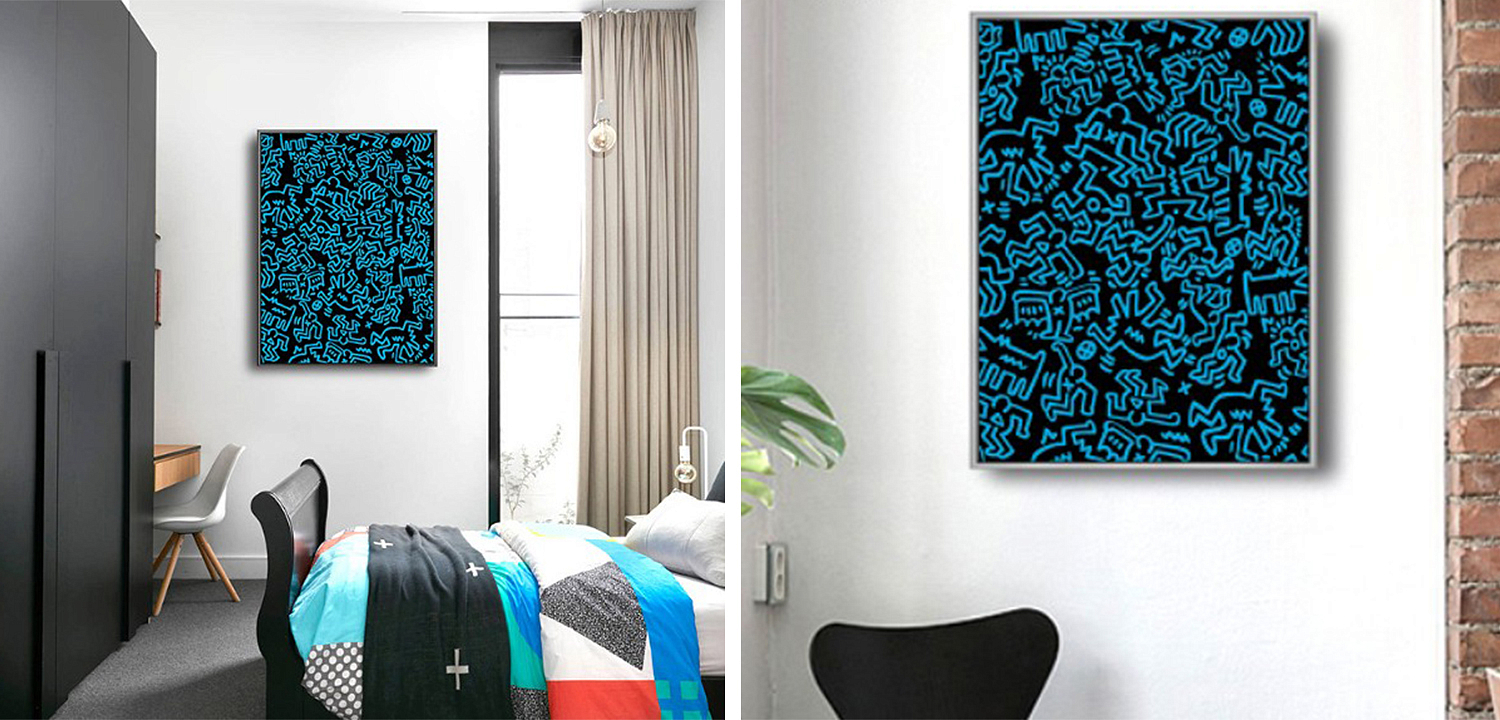 Постер Keith Haring 7 Постер Keith Haring 7 - Loft-Concept в Твери