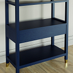 Стеллаж Elsa Dreams Blue со стеклянными полками и ящиком варинант исполнения - 6 | Loft Concept в Твери