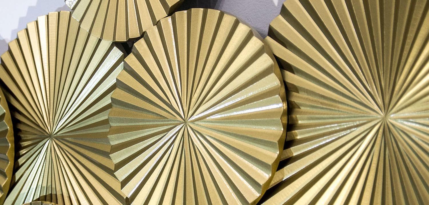 Арт-объект Apollo Gold Wall Plaque Disc 11 Арт-объект Apollo Gold Wall Plaque Disc 11 - Loft-Concept в Твери