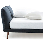 Двуспальная кровать с мягким изголовьем Daniel Bed варинант исполнения - 2 | Loft Concept в Твери