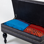 Мягкая банкетка с зоной для хранения Casket Dark Grey варинант исполнения - 4 | Loft Concept в Твери