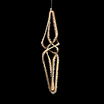 Подвесной светильник с декоративными элементами в виде кристаллов Smooth Shine варинант исполнения - 2 | Loft Concept в Твери