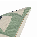 Подушка декоративная зеленого цвета с геометрическим рисунком Divine Abstractions варинант исполнения - 3 | Loft Concept в Твери