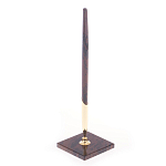 Ручка шариковая на подставке из натурального камня Обсидиан Stone Pens варинант исполнения - 2 | Loft Concept в Твери