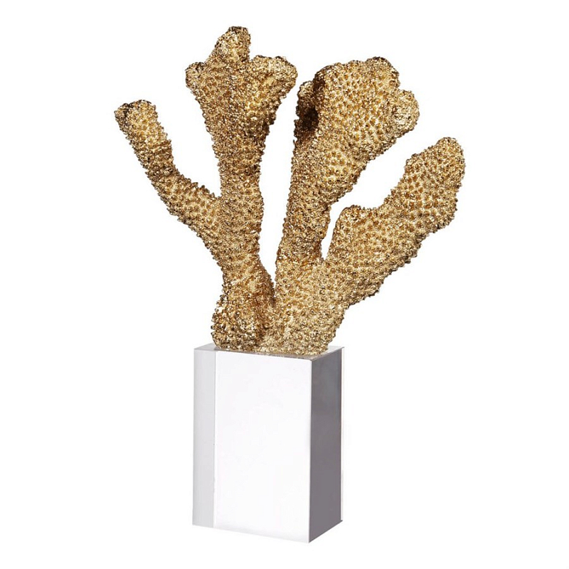 Статуэтка Gold Sea Cactus Золотой Прозрачный Статуэтка Gold Sea Cactus Золотой Прозрачный в Твери | Loft Concept