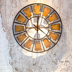 Часы настенные из металла в стиле лофт Clock with History варинант исполнения - 2 | Loft Concept в Твери